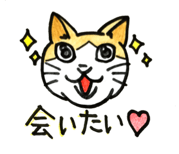 prtty cat sticker #11544262