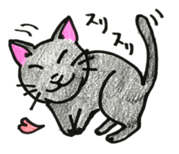 prtty cat sticker #11544282