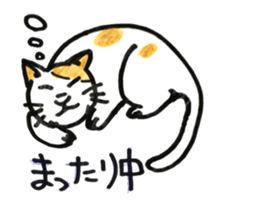 prtty cat sticker #11544283