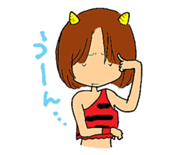 Japanese Cute Demons sticker #11544384