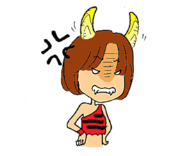 Japanese Cute Demons sticker #11544390