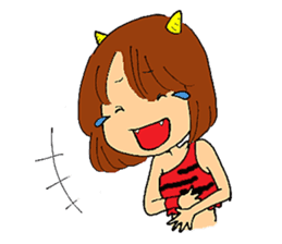 Japanese Cute Demons sticker #11544398