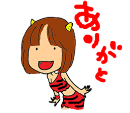 Japanese Cute Demons sticker #11544399