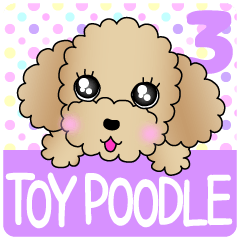 The Toy Poodle stickers 3