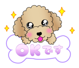 The Toy Poodle stickers 3 sticker #11544608