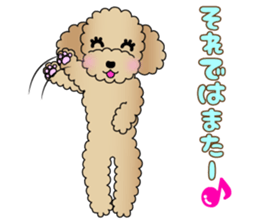 The Toy Poodle stickers 3 sticker #11544619