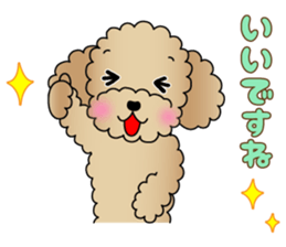 The Toy Poodle stickers 3 sticker #11544622