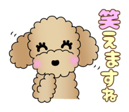 The Toy Poodle stickers 3 sticker #11544623