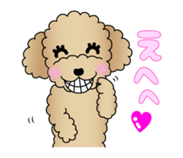 The Toy Poodle stickers 3 sticker #11544624