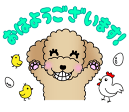 The Toy Poodle stickers 3 sticker #11544627