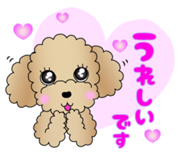 The Toy Poodle stickers 3 sticker #11544630