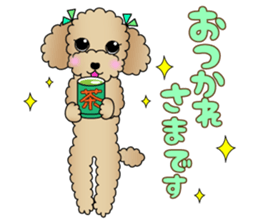The Toy Poodle stickers 3 sticker #11544639