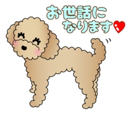 The Toy Poodle stickers 3 sticker #11544640