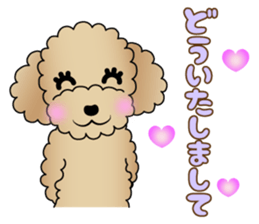 The Toy Poodle stickers 3 sticker #11544644