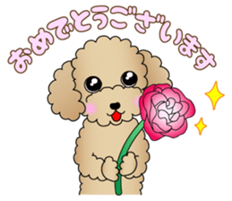 The Toy Poodle stickers 3 sticker #11544646