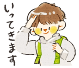 Rabbit and together sticker #11545536