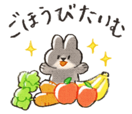 Rabbit and together sticker #11545566