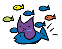 drool cat.2 sticker #11545843