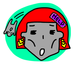 colorful girl and nani-chan sticker #11546205