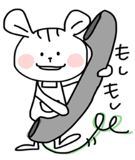 Bear rabbit squirrel cat and sneil sticker #11546211