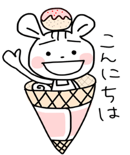 Bear rabbit squirrel cat and sneil sticker #11546212