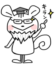 Bear rabbit squirrel cat and sneil sticker #11546222