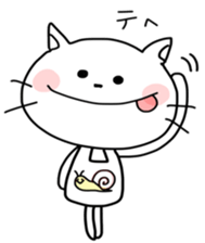 Bear rabbit squirrel cat and sneil sticker #11546225