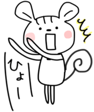 Bear rabbit squirrel cat and sneil sticker #11546237