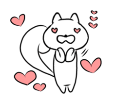 White squirrel. -summer- sticker #11546894