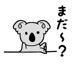 Languor 80%!Koala senior. sticker #11548399