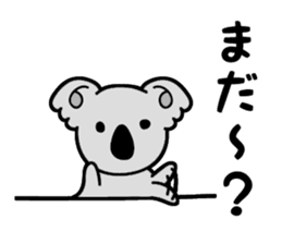 Languor 80%!Koala senior. sticker #11548399