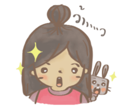 Gorgor & the Rabbit sticker #11548653