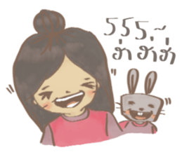 Gorgor & the Rabbit sticker #11548670