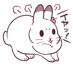 Rabbit girl friend sticker #11549054