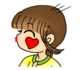 Mon rules the roost in the family P1 sticker #11550686