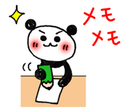 Hand-painted panda 3 sticker #11550904