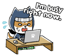 SHIBA NIN sticker #11550962