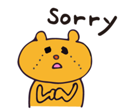 Warm fuzzy bear2 sticker #11551032