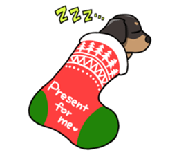 I LOVE Dachshund(Annual events) sticker #11551193