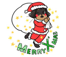 I LOVE Dachshund(Annual events) sticker #11551194