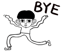 Big Ears Little boy sticker #11551216