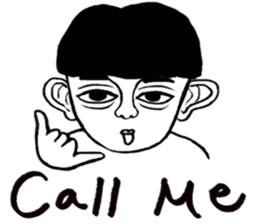 Big Ears Little boy sticker #11551220