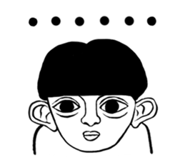 Big Ears Little boy sticker #11551234