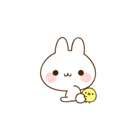 namaiki-rabbit4(THE cute rabbit4) sticker #11551903
