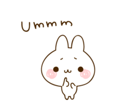 namaiki-rabbit4(THE cute rabbit4) sticker #11551919