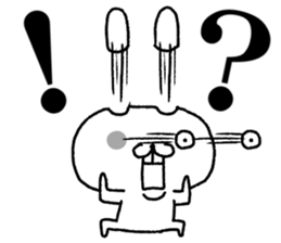 reaction rabbit 1 sticker #11552084