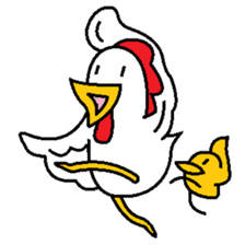 (Wordless)The Chicken Brothers sticker #11552250