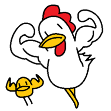 (Wordless)The Chicken Brothers sticker #11552255