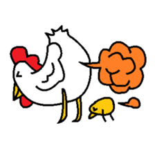 (Wordless)The Chicken Brothers sticker #11552259