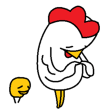 (Wordless)The Chicken Brothers sticker #11552260